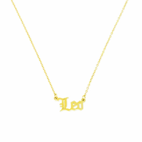 English Zodiac Necklace