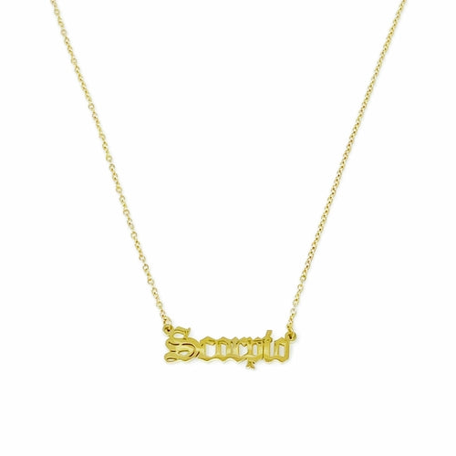 English Zodiac Necklace